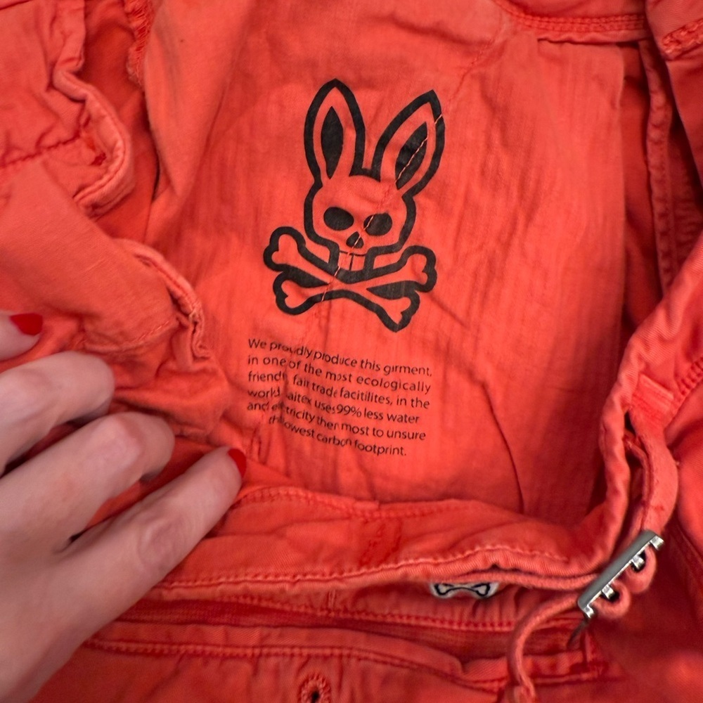 Psycho Bunny Vibrant Red Flat Front Shorts - Picture 7 of 9